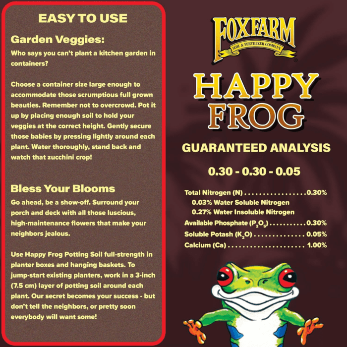 Happy Frog Potting Soil, 2Cu Ft - for Indoor/Outdoor Container Plants, Improves Root Efficiency, Ph Adjusted for Optimal Nutrient Uptake - Contains Mycorrhizae and Humic Acids - Image 2