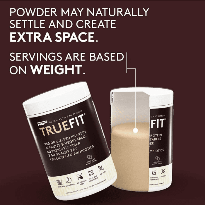 Truefit Gut Healthy Protein Powder, Grass-Fed Whey Meal Replacement Shake with Prebiotics, Probiotics, & Organic Superfoods, Keto Friendly, Gluten Free - Image 8