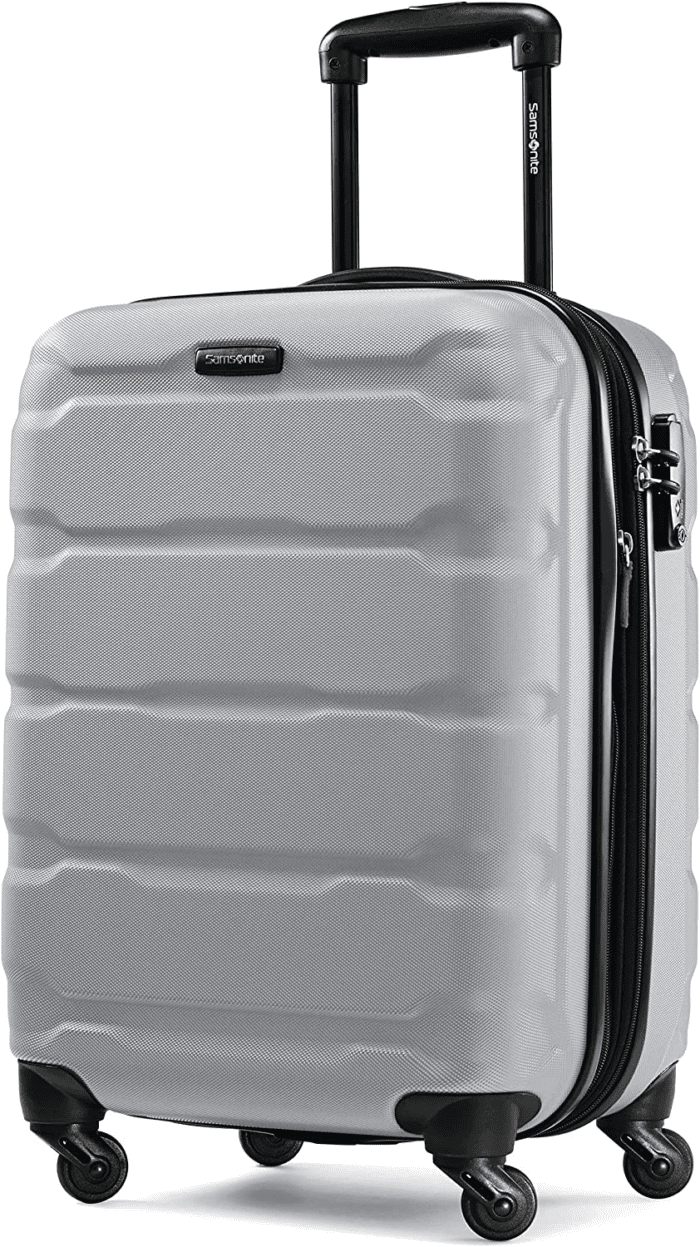 Omni PC Hardside Expandable Luggage with Spinner Wheels, Carry-On 20-Inch, Silver