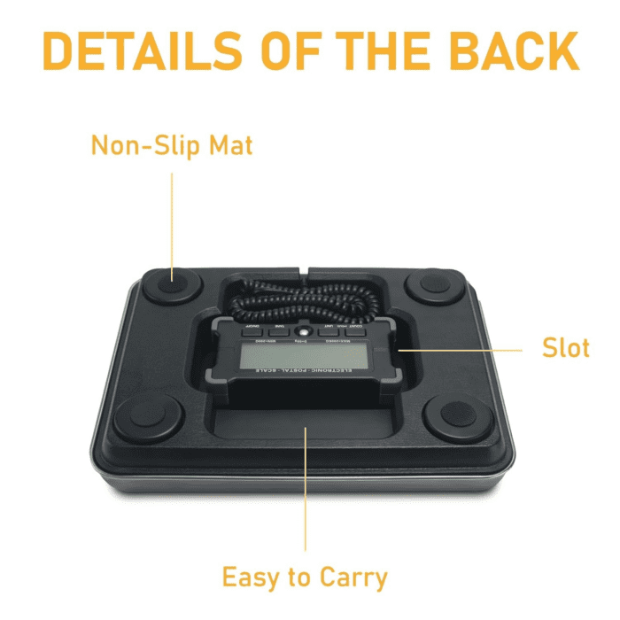 440Lbs X 0.2Oz High Accuracy Digital Postal Scale with Hold, Count and Tare Function, Shipping Scale for Packages/Postage/Luggage/Small Business, Battery and AC Adapter Powered - Image 2