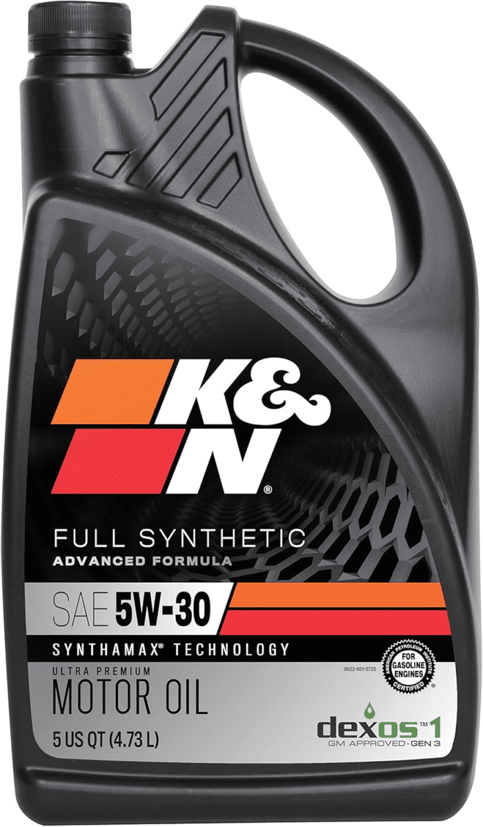 Motor Oil: 5W-30 Synthetic Engine Oil: Premium Protection, High Mileage, 5 Quarts