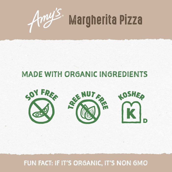 Frozen Pizza, Margherita Pizza, Made with Organic Tomatoes and Basil, Frozen Meals, 13.0 Oz - Image 5