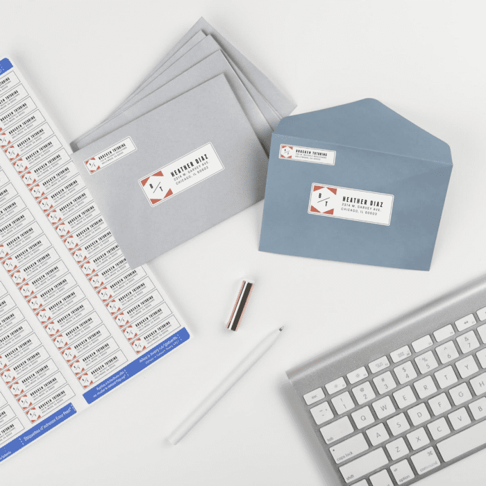 Printable Return Address Labels with Sure Feed, 0.5" X 1.75", White, 8,000 Blank Mailing Labels (05167) - Image 5