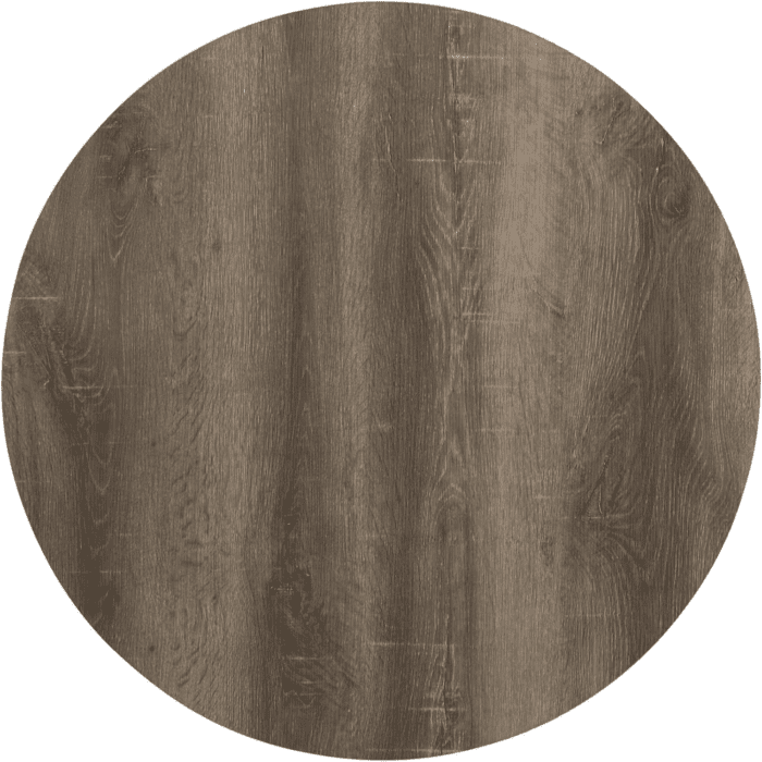 Jamestown round Coffee Table Ashwood Rustic Wood Grain and Black Metal 31.5 X 31.5, Taupe - Image 8