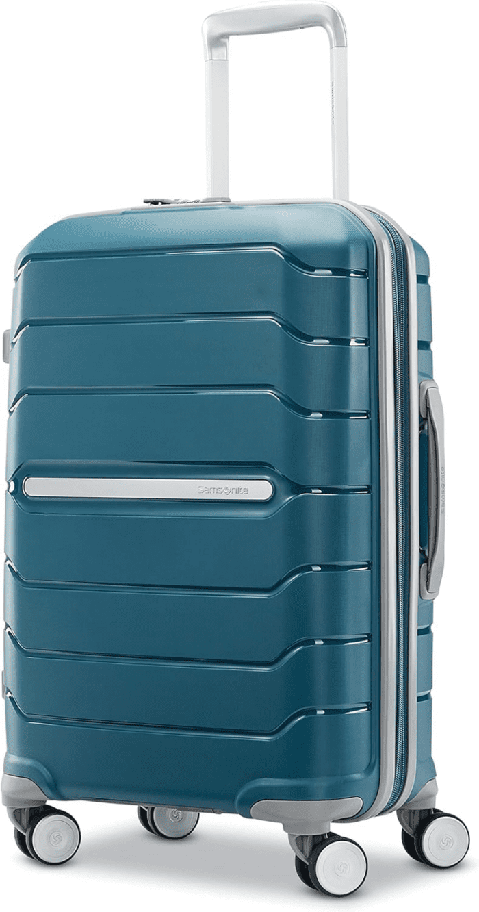 Freeform Hardside Expandable with Double Spinner Wheels, Dark Teal, 2-Piece Set (21/28) - Image 2