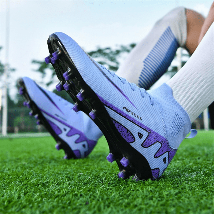 Soccer Cleats for Mens Womens Indoor Soccer Shoes Unisex Baseball Turf Shoes Youth Rugby Shoes Adult AG FG TF Football Boots Wide Training Sneaker - Image 7