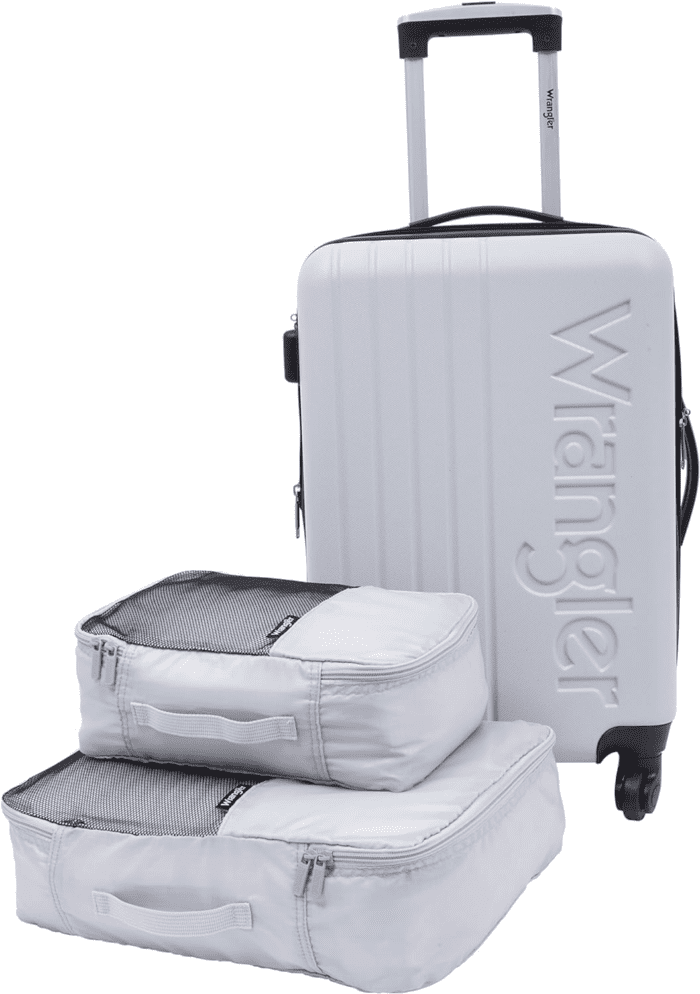 Luggage Set, Grey, 20" Carry-On