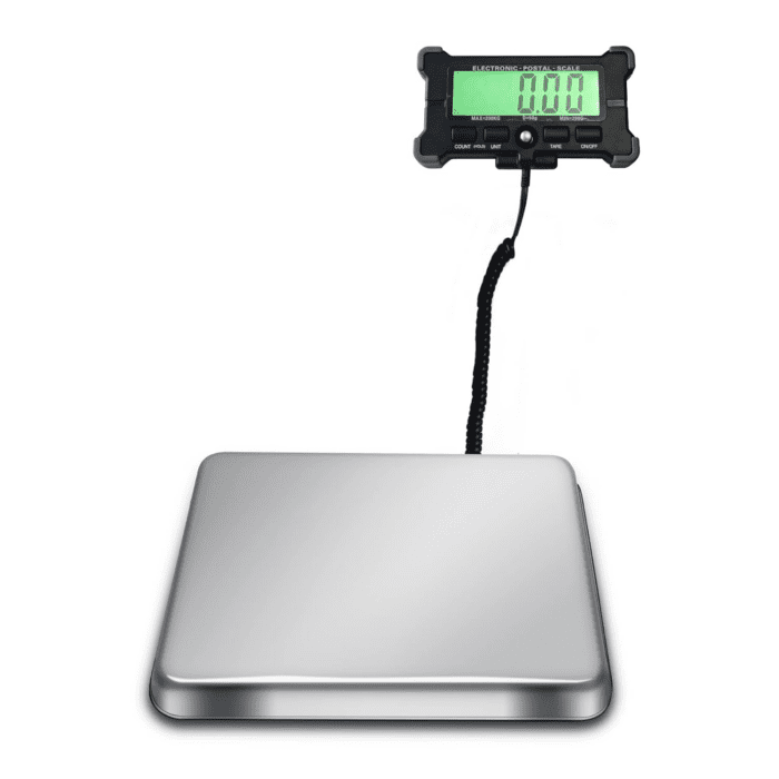 440Lbs X 0.2Oz High Accuracy Digital Postal Scale with Hold, Count and Tare Function, Shipping Scale for Packages/Postage/Luggage/Small Business, Battery and AC Adapter Powered