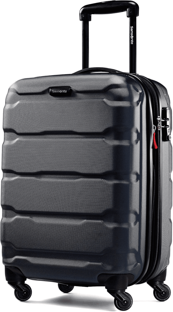 Omni PC Hardside Expandable Luggage with Spinner Wheels, Navy, Carry-On 20-Inch