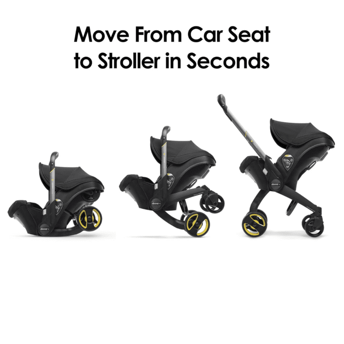 Car Seat & Stroller, Nitro Black - All-In-One Travel System - Image 6