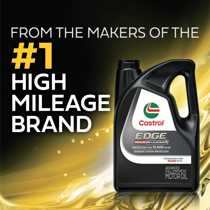 EDGE High Mileage 5W-20 Advanced Full Synthetic Motor Oil, 5 Quarts - Image 6