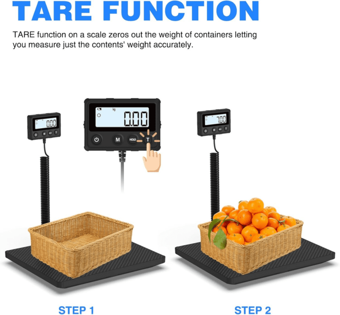 Shipping Scale 440Lb/10G Accuracy, Postal Scale for Packages with Hold and Tare Funtion, Digital Postage Scale for Luggage Warehouse Market & Home Use - Image 5