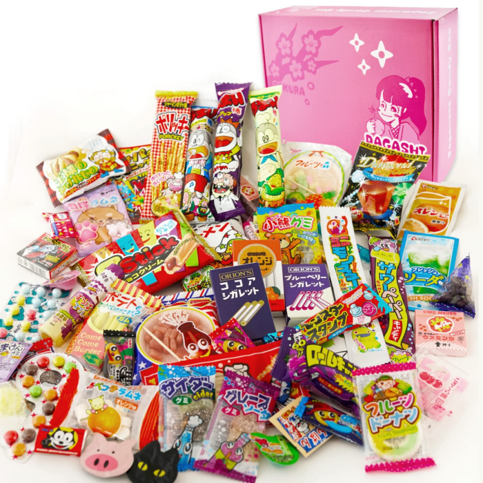 Japanese Candy Snack Assortment BOX 55Pcs (JAPANESE CANDY SAMURAI)