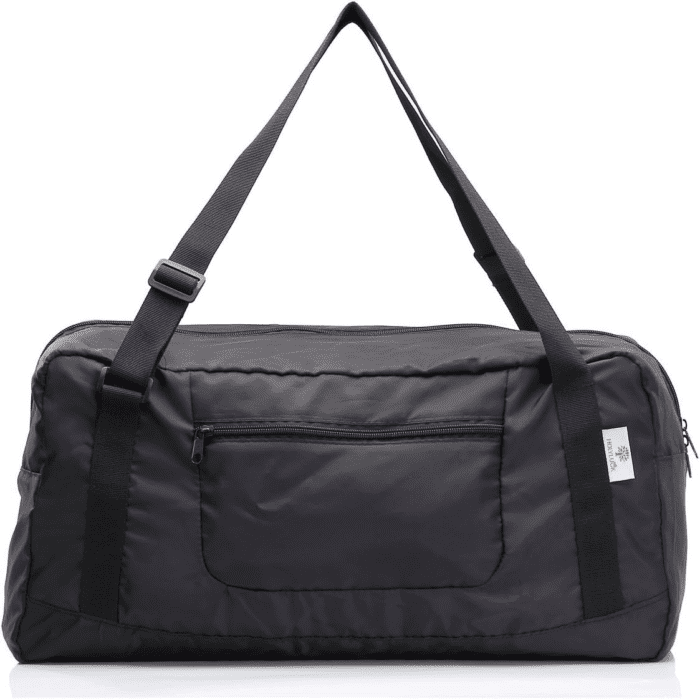 Foldable Travel Duffel Bag for Women & Men Luggage Great for Gym (Black) One_Size - Image 6