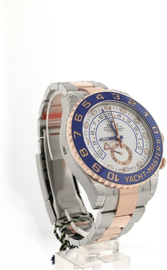 Yacht-Master Ii 44Mm Rose Gold and Steel Watch 116681 - Image 3