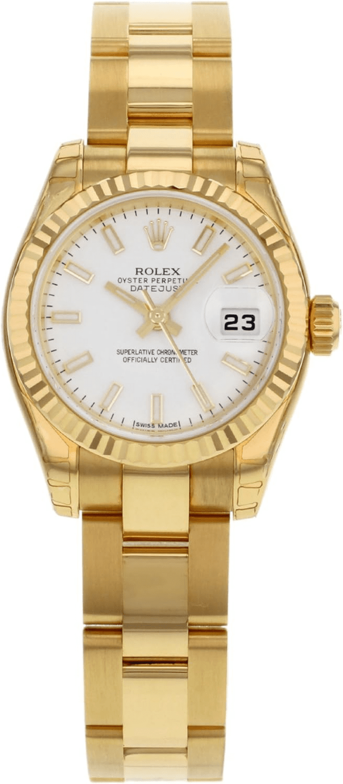 Datejust 179178 WSO 18K Yellow Gold Automatic Ladies Watch