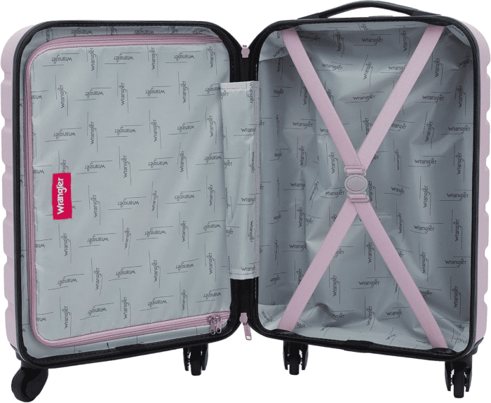 Hardside Spinner Carry-On Luggage, Lilac, 22-Inch - Image 3