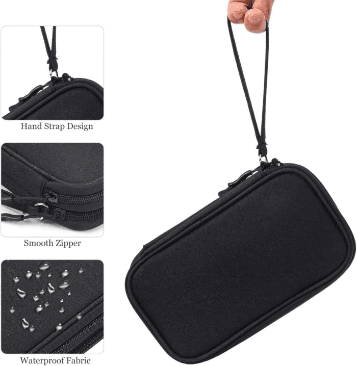 Electronics Accessories Organizer Pouch Bag, Travel Universal Organizer for Cable, Charger, Phone, SD Card, Business Travel Gadget Bag - Image 8