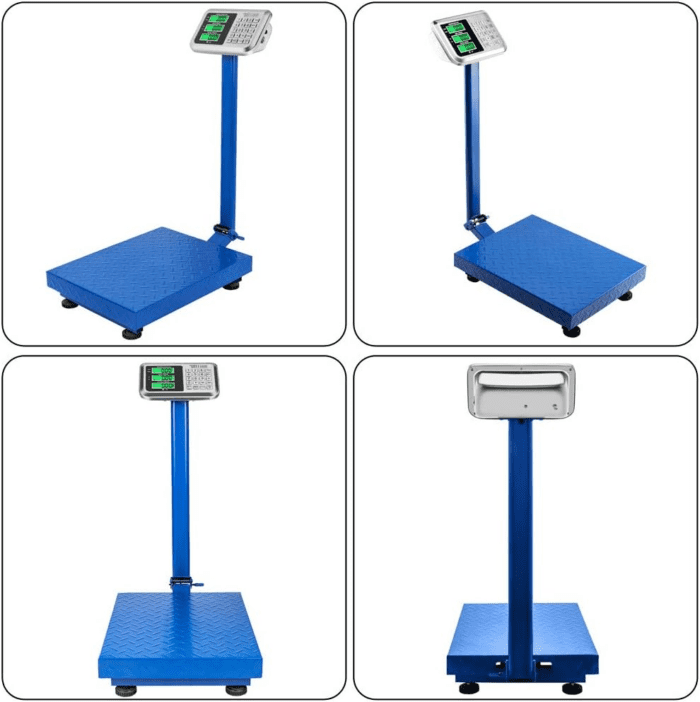 661Lbs Weight Electronic Platform Scale,Digital Floor Heavy Duty Folding Scales,Stainless Steel High-Definition LCD Display,Perfect for Luggage Shipping Mailing Package Price - Image 4