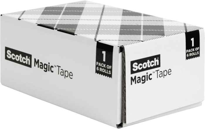 Magic Tape, Invisible, Home Office Supplies and Back to School Supplies for College and Classrooms, 6 Rolls with Dispensers - Image 12