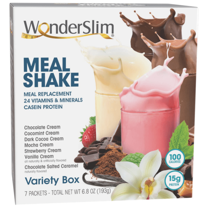 Meal Replacement Shake, Variety Pack, 15G Protein, 24 Vitamins & Minerals, Gluten Free (7Ct)