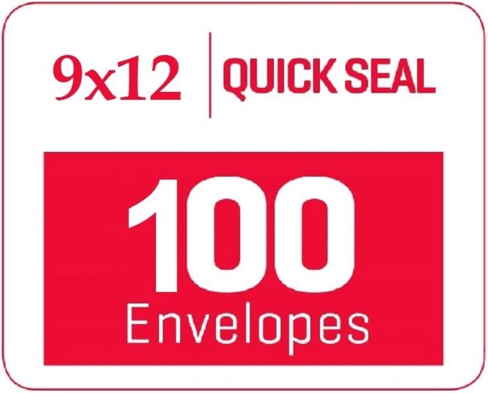 100 9 X 12 SELF Seal Security White Catalog Envelopes - 28Lb - Security Tinted, Ultra Strong Quick-Seal, 9X12 Inch (38100) - Image 5