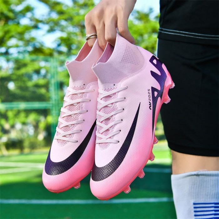 Soccer Cleats for Mens Womens, Indoor Soccer Cleats Football Cleats Shoes Unisex Youth Students Running Training Non-Slip Rugby AG FG TF Athletic Shoes for Outdoor Turf Athletic - Image 5