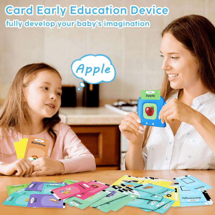 Talking Flash Cards,Kids Toddler Flash Cards with 240 Sight Words,Montessori Toys,Autism Sensory Toys,Speech Therapy Toys,Learning Educational Toys Gifts for Age 1 2 3 4 5 Years Old Boys and Girls - Image 6