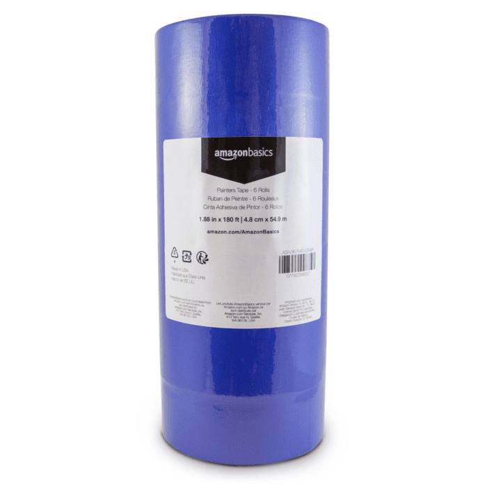 Blue Painters Tape, 1.88" X 180', Set of 6 Rolls