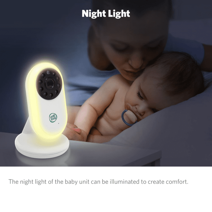 LF2423 Baby Monitor, 2.8” Screen Video Monitor with Camera, 2-Way Audio, 1000Ft Range, Night Vision, Soothing Lullabies, Temperature Sensor, Secure Transmission No Wifi - Image 6