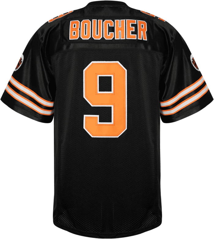 Bobby Boucher #9 the Waterboy Adam Sandler Movie Mud Dogs Bourbon Bowl Football Jersey - Image 2