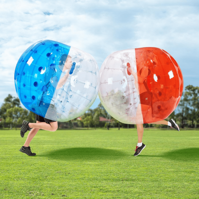 Inflatable Bumper Balls 2-Pack, 5FT/1.5M Body Sumo Zorb Balls for Teen & Adult, 0.8Mm Thick PVC Human Hamster Bubble Balls for Outdoor Team Gaming Play, Bumper Bopper Toys for Garden, Yard, Park - Image 8