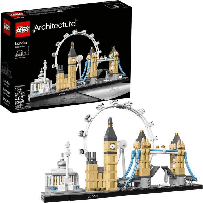 Architecture London Skyline Collection 21034 Building Set Model Kit and Gift for Kids and Adults (468 Pieces)