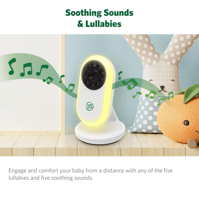 LF2423 Baby Monitor, 2.8” Screen Video Monitor with Camera, 2-Way Audio, 1000Ft Range, Night Vision, Soothing Lullabies, Temperature Sensor, Secure Transmission No Wifi - Image 8