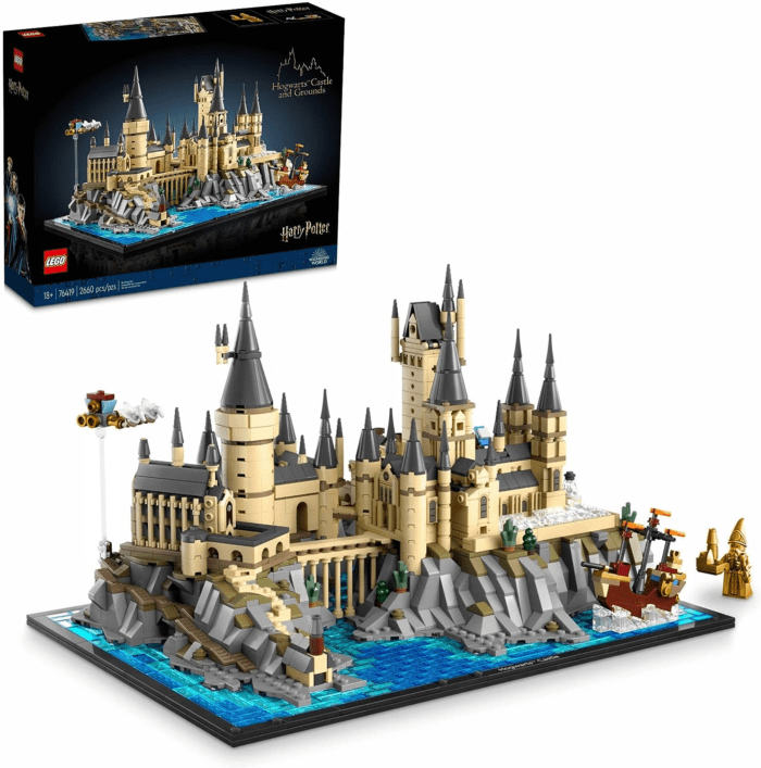 Harry Potter Hogwarts Castle and Grounds 76419 Building Set, Gift Idea for Adults, Buildable Display Model, Collectible Harry Potter Playset, Recreate Iconic Scenes from the Wizarding World