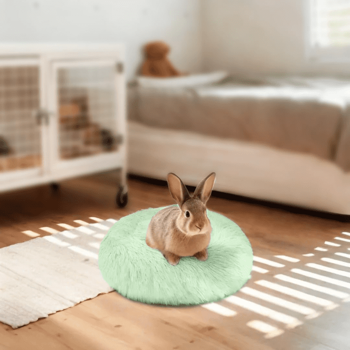 Bunny Bed Rabbit Hideout Large Soft & Comfortable Small Animal Bedding Cozy Bed Mat Warm Hideaway Cage Accessories for Guinea Pig - Image 6