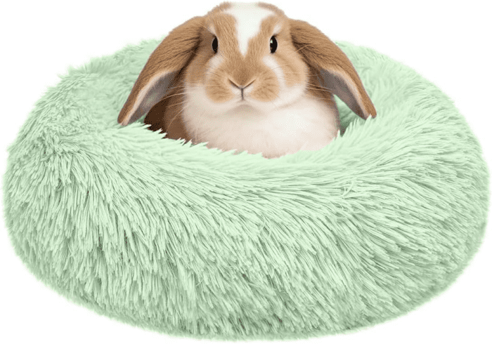 Bunny Bed Rabbit Hideout Large Soft & Comfortable Small Animal Bedding Cozy Bed Mat Warm Hideaway Cage Accessories for Guinea Pig