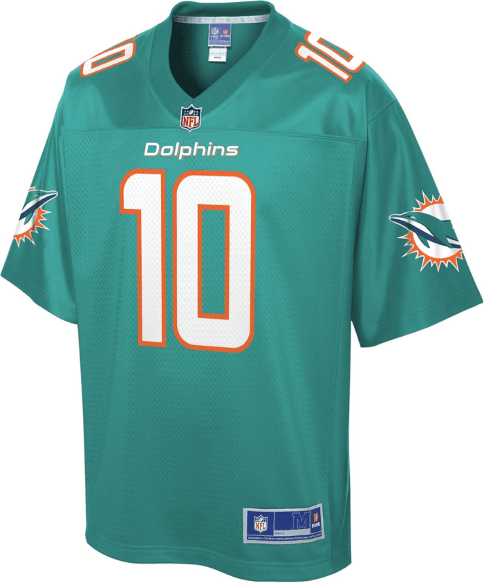 Men'S Tyreek Hill Aqua Miami Dolphins Replica Jersey - Image 2