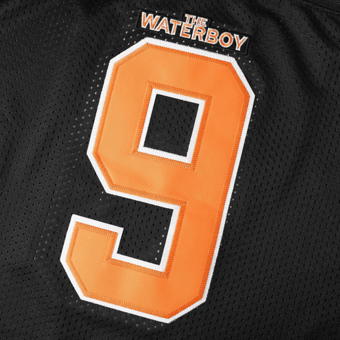 Bobby Boucher #9 the Waterboy Adam Sandler Movie Mud Dogs Bourbon Bowl Football Jersey - Image 3