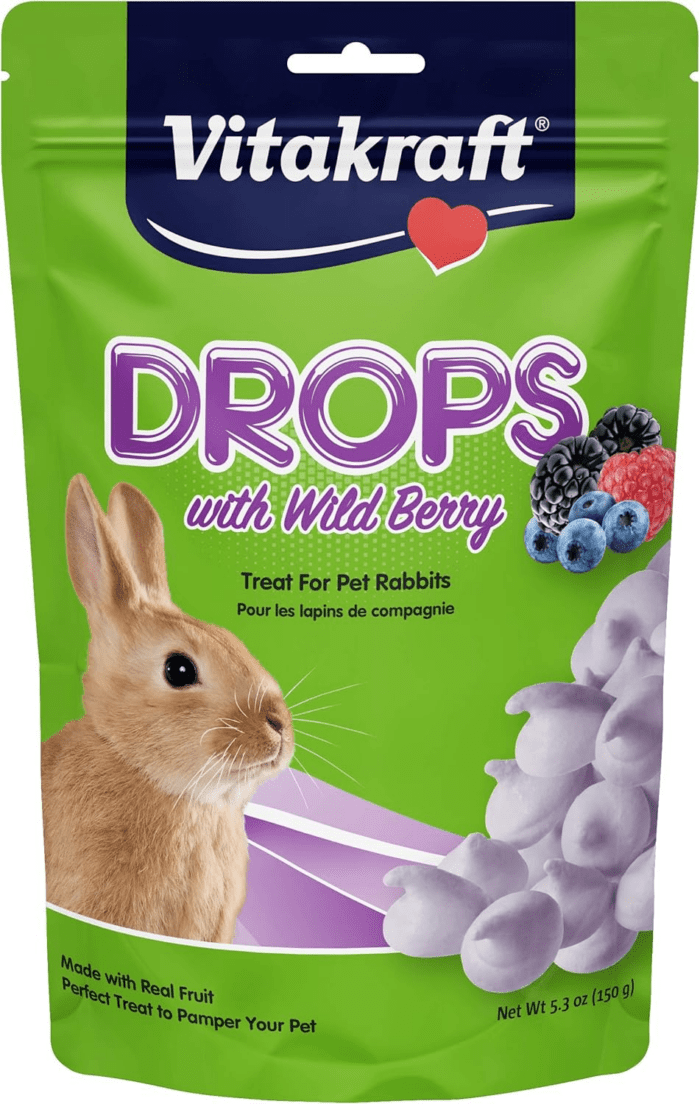 Drops Rabbit Treat - Wild Berry - Yogurt Treats for Rabbits Purple 5.3 Ounce (Pack of 1)