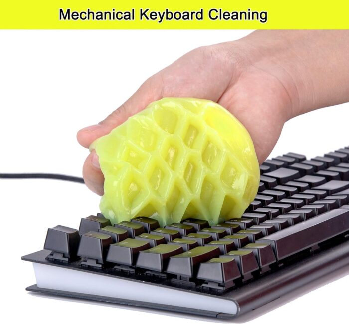 Cleaning Gel Universal Dust Cleaner for PC Keyboard Car Detailing Office Electronics Laptop Dusting Kit Computer Dust Remover, Computer Gaming Car Accessories, Gift for Men Women 160G - Image 9