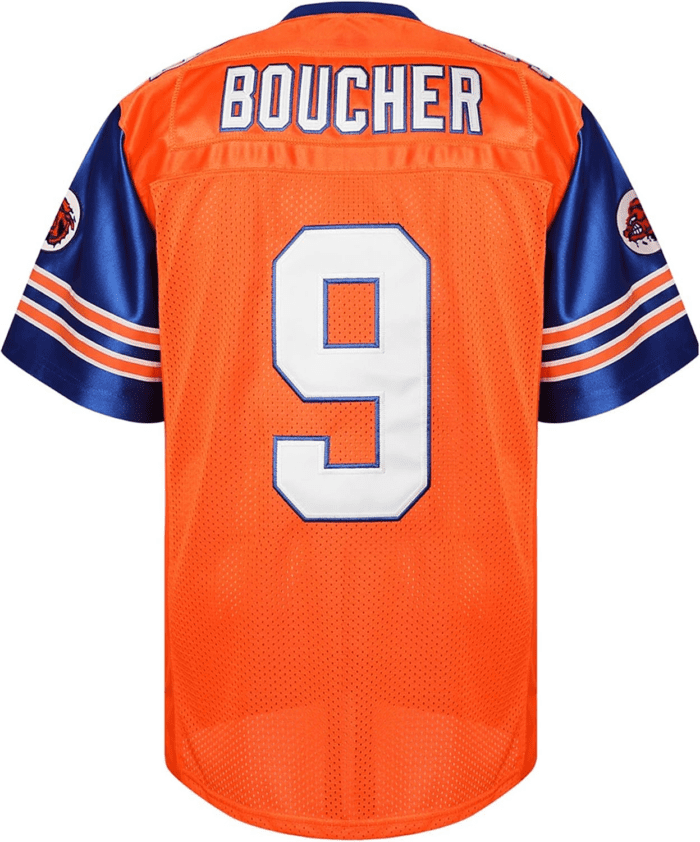 Bobby Boucher #9 the Waterboy Adam Sandler Movie Mud Dogs Bourbon Bowl Football Jersey - Image 2