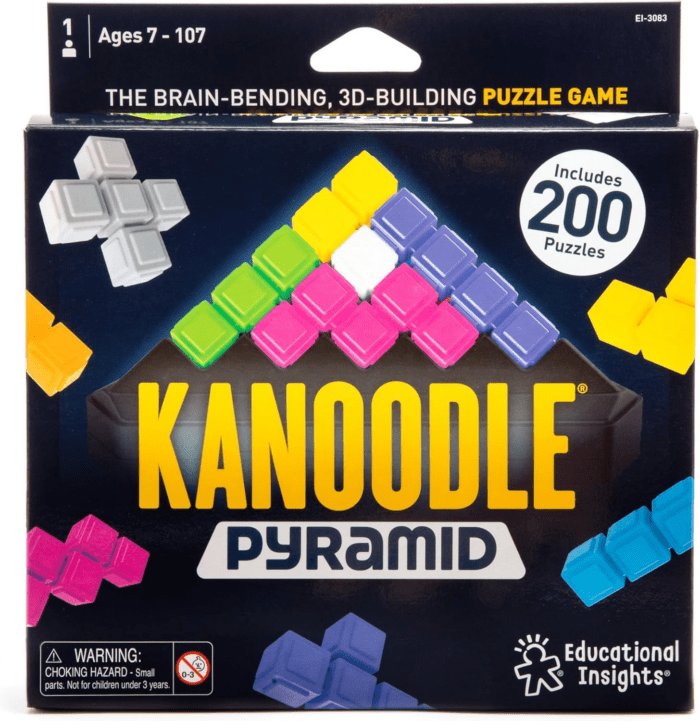 Kanoodle Pyramid, Brain Teaser Puzzle Game, Featuring 200 Challenges, Gift for Ages 7+ - Image 7