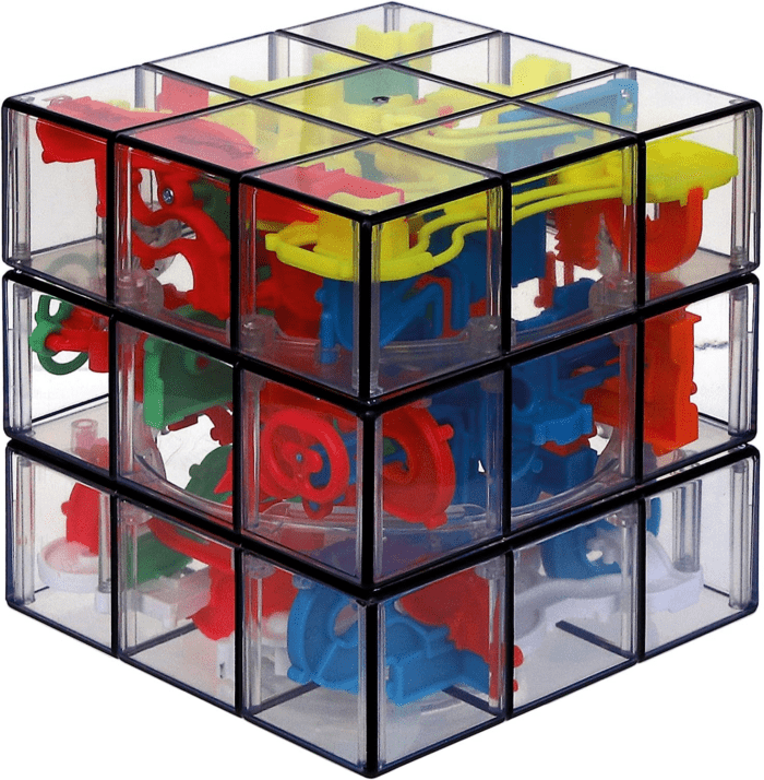 Rubik’S Perplexus Fusion 3X3 Gravity 3D Maze Game Brain Teaser Puzzle Ball | Anxiety Relief Items Cool Stuff | Sensory Toys for Adults & Kids Ages 8+