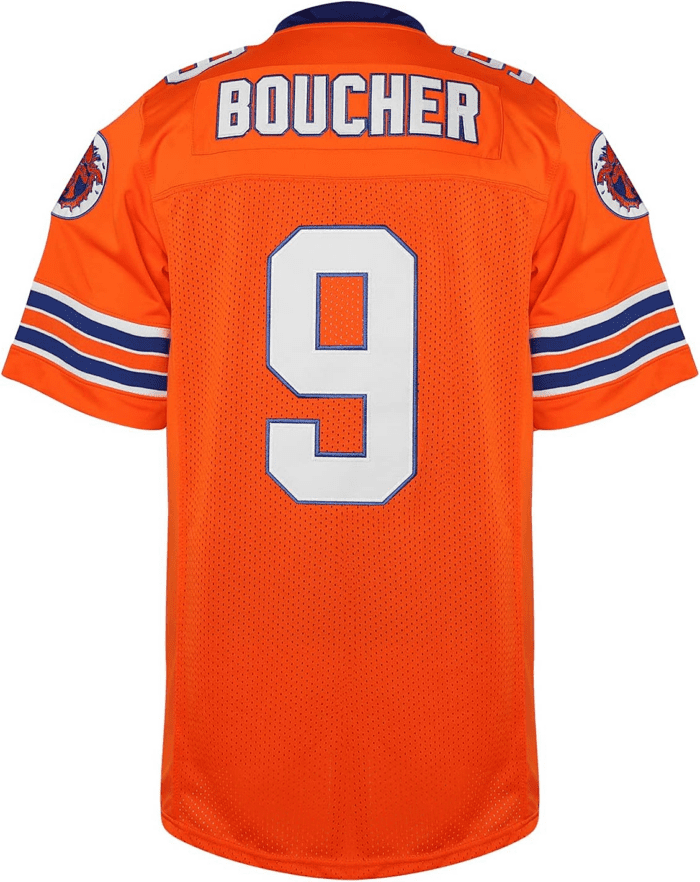 Bobby Boucher #9 the Waterboy Adam Sandler Movie Mud Dogs Bourbon Bowl Football Jersey - Image 2