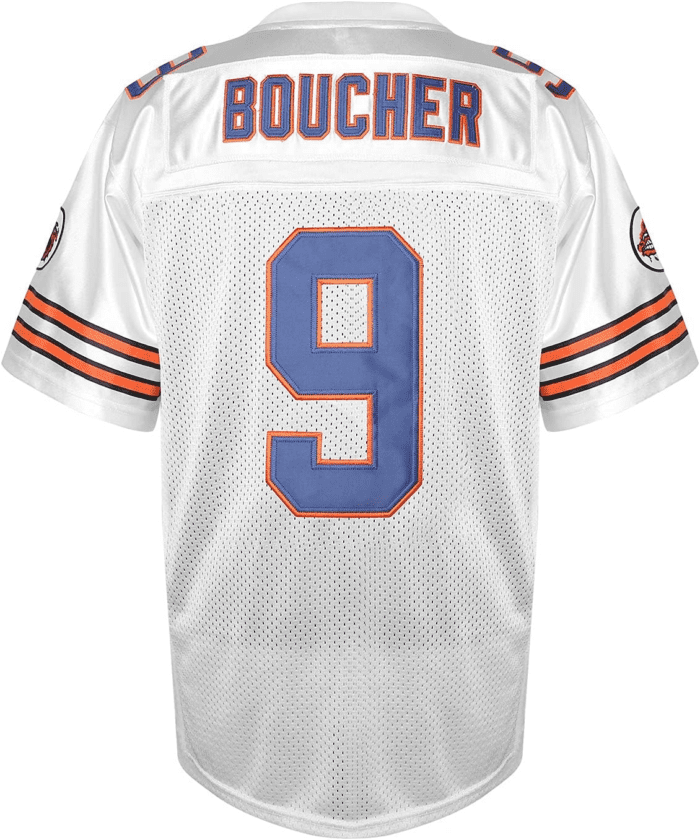 Bobby Boucher #9 the Waterboy Adam Sandler Movie Mud Dogs Bourbon Bowl Football Jersey - Image 2