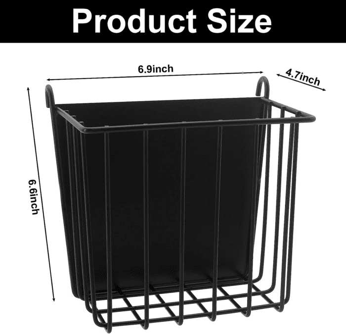 Guinea Pig Hay Feeder，Rabbit Hay Feeder with Heavy-Duty Metal Frame Hay Holder，For Bunny, Guinea Pigs,Chinchillas-6.9X4.7X6.6 Inch - Image 2