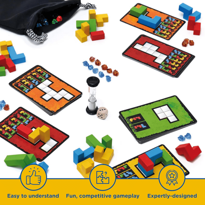 Ubongo 3D - a Kosmos Game | Geometric Puzzle Game with Three-Dimensional Blocks | Family Friendly Fun Game | Highly Re-Playable | Quality Components (Made in Germany) | 1 to 4 Players, Ages 8 and Up - Image 7