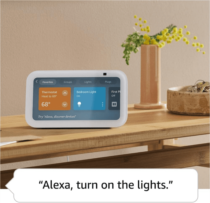 Echo Show 5 (Newest Model), Smart Display with 2X the Bass and Clearer Sound, Cloud Blue - Image 4