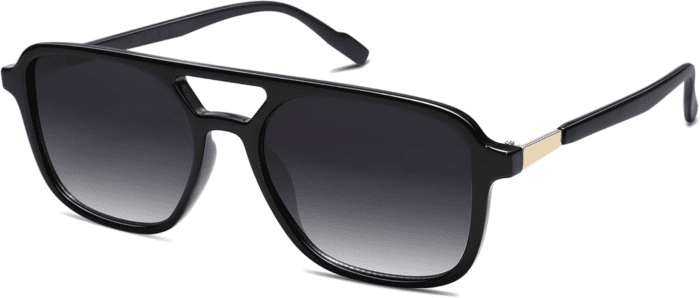 Retro Aviator Sunglasses for Women Men,Trendy Rectangle Womens Mens Shades Sun Glasses SJ2202